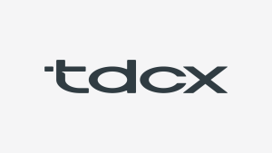White TDCX Logo